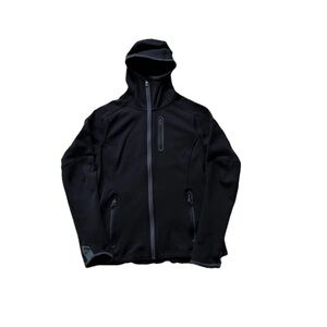 Smartwool Women's Black Full Zip Merino Wool Nylon Hoodie Size Medium